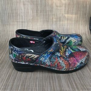 Sanita Multicolored Butterfly Clog